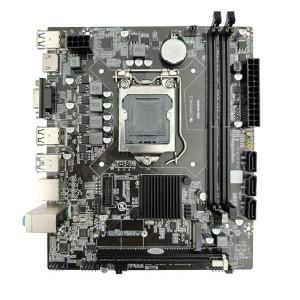 ZEBRONICS H110M2 Micro-ATX Motherboard for LGA 1151 Socket, Supports Intel 6th, 7th, 8th & 9th Generation Processors, NVMe M.2 Slot, 5.1 Audio, DDR4 2666 MHz, Ports (RJ45 | SATA | USB 3.0 | HDMI)